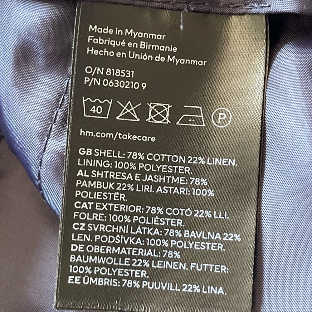 H&M Boys NWT Blue Pants Size 12 - Picture 6 of 14